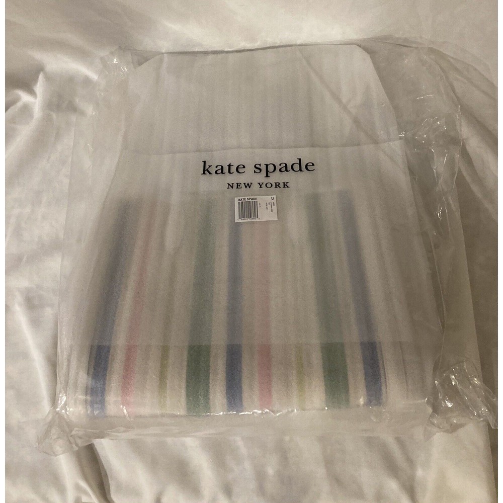 Kate Spade New York Market Breezy Stripe Tote Parchment Multi NEW - Picture 7 of 8